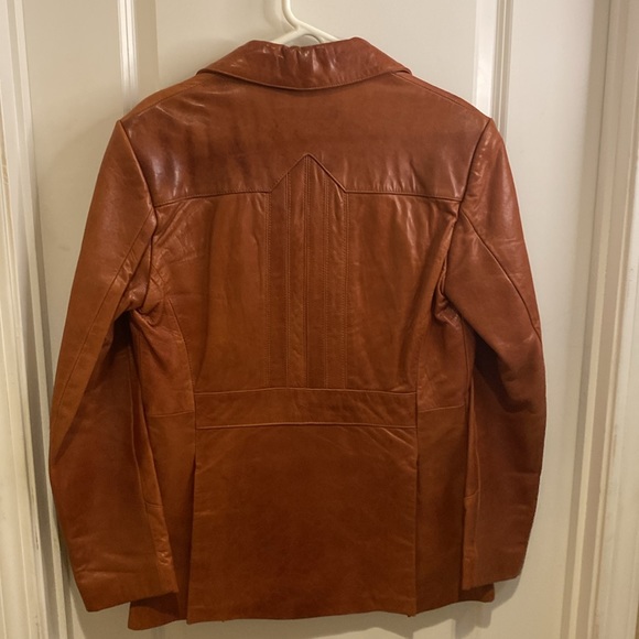 VINTAGE Wilson’s leather mens jacket 36 - Picture 4 of 7
